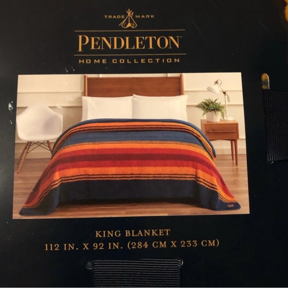 Pendleton Vibrant Striped King Blanket
